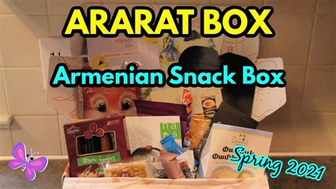 Unboxing Armenian Snack Food .